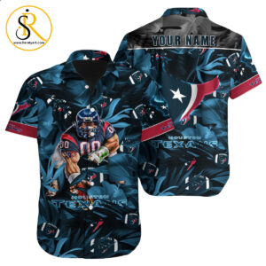 Houston Texans Hawaiian Shirt NFL Football Custom Hawaiian Shirt for Men Women Gift For Fans 30 SeratyArt