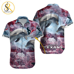 Houston Texans Hawaiian Shirt NFL Football Custom Hawaiian Shirt for Men Women Gift For Fans 46 SeratyArt