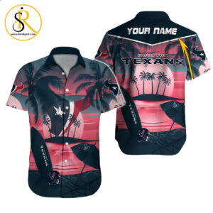 Houston Texans Hawaiian Shirt NFL Football Custom Hawaiian Shirt for Men Women Gift For Fans 50 SeratyArt