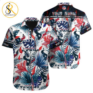 Houston Texans Hawaiian Shirt NFL Football Custom Hawaiian Shirt for Men Women Gift For Fans 51 SeratyArt