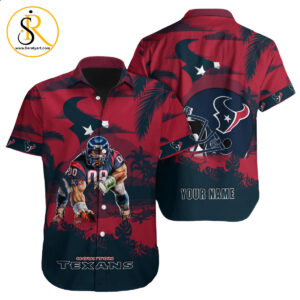 Houston Texans Hawaiian Shirt NFL Football Custom Hawaiian Shirt for Men Women Gift For Fans 55 SeratyArt