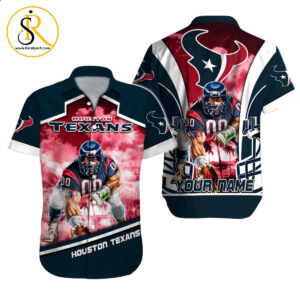 Houston Texans Hawaiian Shirt NFL Football Custom Hawaiian Shirt for Men Women Gift For Fans 9 SeratyArt