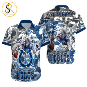 Indianapolis Colts Hawaiian Shirt NFL Football Custom Hawaiian Shirt for Men Women Gift For Fans 10 SeratyArt