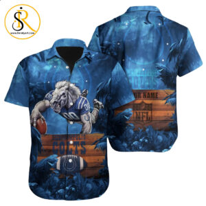 Indianapolis Colts Hawaiian Shirt NFL Football Custom Hawaiian Shirt for Men Women Gift For Fans 20 SeratyArt