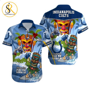 Indianapolis Colts Hawaiian Shirt NFL Football Custom Hawaiian Shirt for Men Women Gift For Fans 31 SeratyArt