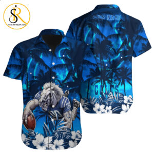 Indianapolis Colts Hawaiian Shirt NFL Football Custom Hawaiian Shirt for Men Women Gift For Fans 36 SeratyArt