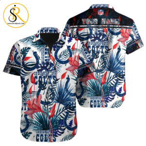 Indianapolis Colts Hawaiian Shirt NFL Football Custom Hawaiian Shirt for Men Women Gift For Fans 50 SeratyArt