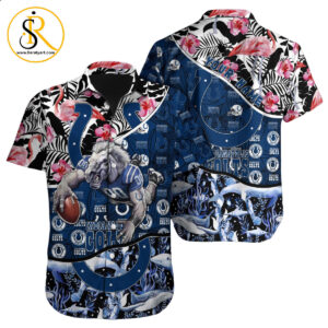 Indianapolis Colts Hawaiian Shirt NFL Football Custom Hawaiian Shirt for Men Women Gift For Fans 51 SeratyArt