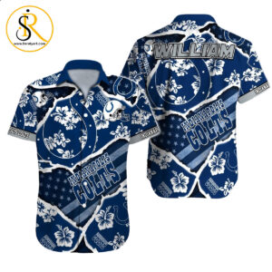 Indianapolis Colts Hawaiian Shirt NFL Football Custom Hawaiian Shirt for Men Women Gift For Fans 6 SeratyArt