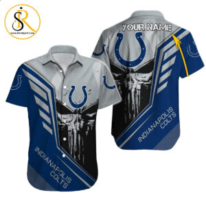 Indianapolis Colts Hawaiian Shirt NFL Football Custom Hawaiian Shirt for Men Women Gift For Fans 7 SeratyArt
