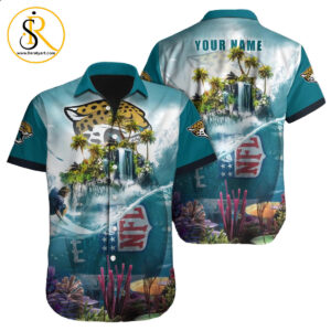 Jacksonville Jaguars Hawaiian Shirt NFL Football Custom Hawaiian Shirt for Men Women Gift For Fans 15 SeratyArt