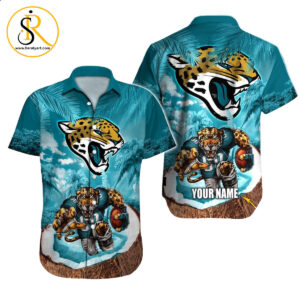 Jacksonville Jaguars Hawaiian Shirt NFL Football Custom Hawaiian Shirt for Men Women Gift For Fans 19 SeratyArt