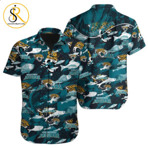 Jacksonville Jaguars Hawaiian Shirt NFL Football Custom Hawaiian Shirt for Men Women Gift For Fans 26 SeratyArt