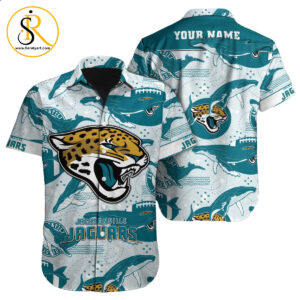 Jacksonville Jaguars Hawaiian Shirt NFL Football Custom Hawaiian Shirt for Men Women Gift For Fans 28 SeratyArt