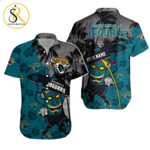 Jacksonville Jaguars Hawaiian Shirt NFL Football Custom Hawaiian Shirt for Men Women Gift For Fans 3 SeratyArt