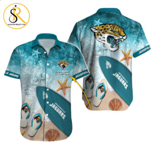 Jacksonville Jaguars Hawaiian Shirt NFL Football Custom Hawaiian Shirt for Men Women Gift For Fans 38 SeratyArt