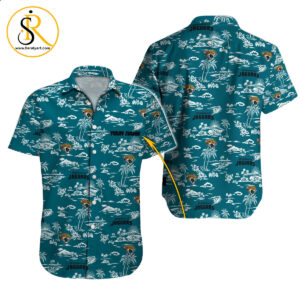Jacksonville Jaguars Hawaiian Shirt NFL Football Custom Hawaiian Shirt for Men Women Gift For Fans 39 SeratyArt