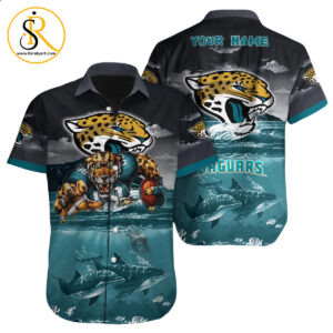 Jacksonville Jaguars Hawaiian Shirt NFL Football Custom Hawaiian Shirt for Men Women Gift For Fans 42 SeratyArt