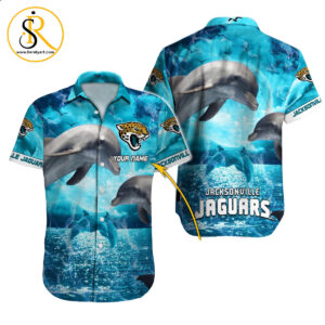 Jacksonville Jaguars Hawaiian Shirt NFL Football Custom Hawaiian Shirt for Men Women Gift For Fans 44 SeratyArt