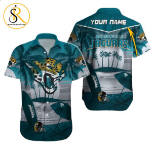 Jacksonville Jaguars Hawaiian Shirt NFL Football Custom Hawaiian Shirt for Men Women Gift For Fans 48 SeratyArt