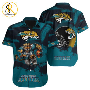 Jacksonville Jaguars Hawaiian Shirt NFL Football Custom Hawaiian Shirt for Men Women Gift For Fans 53 SeratyArt