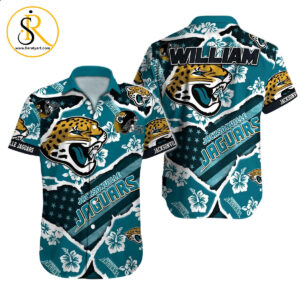 Jacksonville Jaguars Hawaiian Shirt NFL Football Custom Hawaiian Shirt for Men Women Gift For Fans 6 SeratyArt