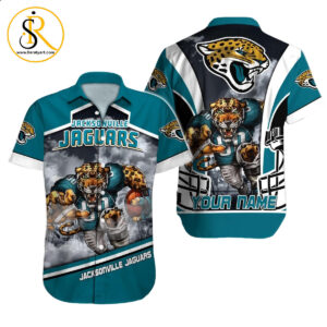 Jacksonville Jaguars Hawaiian Shirt NFL Football Custom Hawaiian Shirt for Men Women Gift For Fans 9 SeratyArt