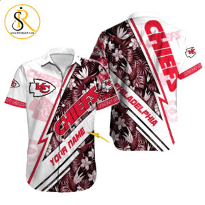 Kansas City Chiefs Hawaiian Shirt NFL Football Custom Hawaiian Shirt for Men Women Gift For Fans 12 SeratyArt