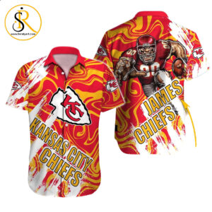 Kansas City Chiefs Hawaiian Shirt NFL Football Custom Hawaiian Shirt for Men Women Gift For Fans 14 SeratyArt