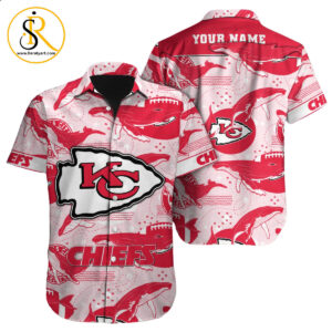 Kansas City Chiefs Hawaiian Shirt NFL Football Custom Hawaiian Shirt for Men Women Gift For Fans 28 SeratyArt