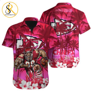 Kansas City Chiefs Hawaiian Shirt NFL Football Custom Hawaiian Shirt for Men Women Gift For Fans 36 SeratyArt