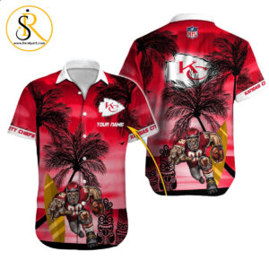Kansas City Chiefs Hawaiian Shirt NFL Football Custom Hawaiian Shirt for Men Women Gift For Fans 45 SeratyArt