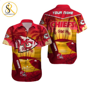 Kansas City Chiefs Hawaiian Shirt NFL Football Custom Hawaiian Shirt for Men Women Gift For Fans 47 SeratyArt