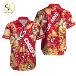 Kansas City Chiefs Hawaiian Shirt NFL Football Custom Hawaiian Shirt for Men Women Gift For Fans 56 SeratyArt