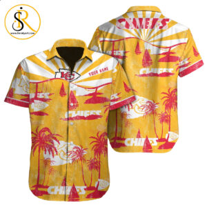 Kansas City Chiefs Hawaiian Shirt NFL Football Custom Hawaiian Shirt for Men Women Gift For Fans SeratyArt