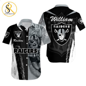 Las Vegas Raiders Hawaiian Shirt NFL Football Custom Hawaiian Shirt for Men Women Gift For Fans 13 SeratyArt