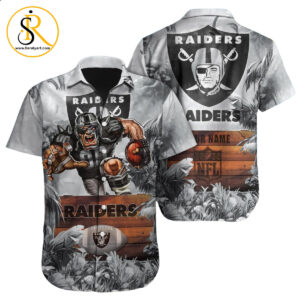 Las Vegas Raiders Hawaiian Shirt NFL Football Custom Hawaiian Shirt for Men Women Gift For Fans 20 SeratyArt