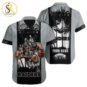 Las Vegas Raiders Hawaiian Shirt NFL Football Custom Hawaiian Shirt for Men Women Gift For Fans 21 SeratyArt