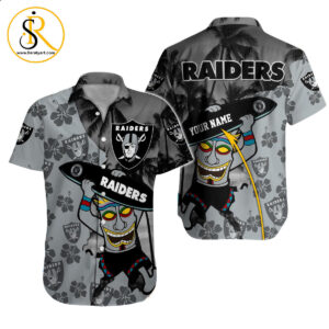 Las Vegas Raiders Hawaiian Shirt NFL Football Custom Hawaiian Shirt for Men Women Gift For Fans 3 SeratyArt