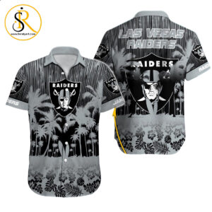 Las Vegas Raiders Hawaiian Shirt NFL Football Custom Hawaiian Shirt for Men Women Gift For Fans 33 SeratyArt