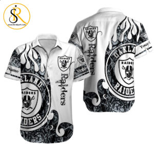 Las Vegas Raiders Hawaiian Shirt NFL Football Custom Hawaiian Shirt for Men Women Gift For Fans 42 SeratyArt