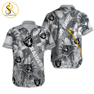 Las Vegas Raiders Hawaiian Shirt NFL Football Custom Hawaiian Shirt for Men Women Gift For Fans 55 SeratyArt