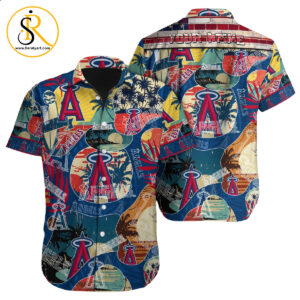 Los Angeles Angels MLB Custom Hawaiian shirt for Men Women Gift for Fans SeratyArt
