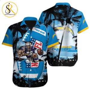 Los Angeles Chargers Hawaiian Shirt NFL Football Custom Hawaiian Shirt for Men Women Gift For Fans 23 SeratyArt