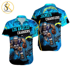 Los Angeles Chargers Hawaiian Shirt NFL Football Custom Hawaiian Shirt for Men Women Gift For Fans 24 SeratyArt