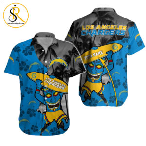 Los Angeles Chargers Hawaiian Shirt NFL Football Custom Hawaiian Shirt for Men Women Gift For Fans 3 SeratyArt