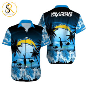 Los Angeles Chargers Hawaiian Shirt NFL Football Custom Hawaiian Shirt for Men Women Gift For Fans 7 SeratyArt