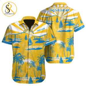 Los Angeles Chargers Hawaiian Shirt NFL Football Custom Hawaiian Shirt for Men Women Gift For Fans SeratyArt