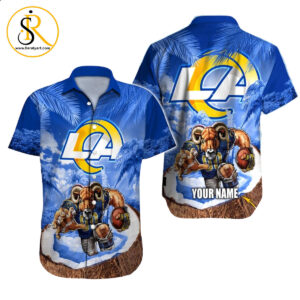 Los Angeles Rams Hawaiian Shirt NFL Football Custom Hawaiian Shirt for Men Women Gift For Fans 20 SeratyArt