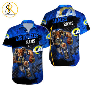 Los Angeles Rams Hawaiian Shirt NFL Football Custom Hawaiian Shirt for Men Women Gift For Fans 25 SeratyArt